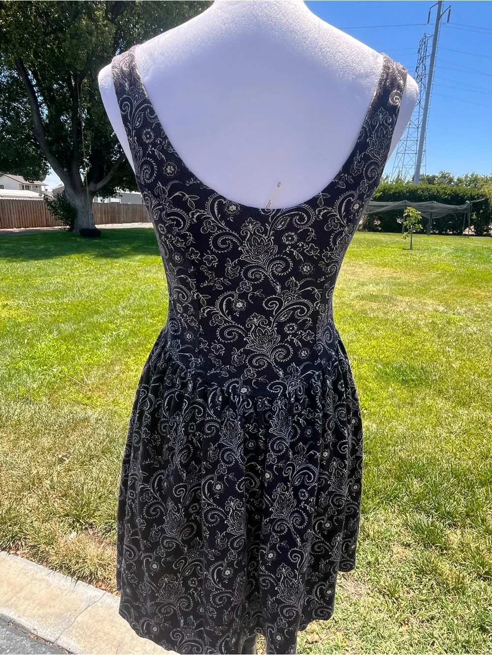 Free people ponte de Roma paisley print tank dress